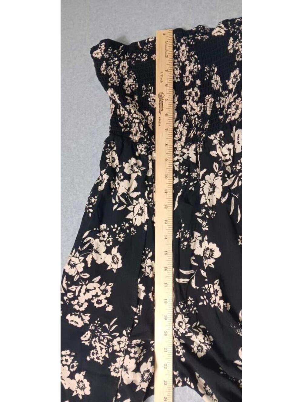 NWT! J For Justify Strapless Wide Leg High Slit Jumpsuit Romper Womens Size... - Picture 5 of 13